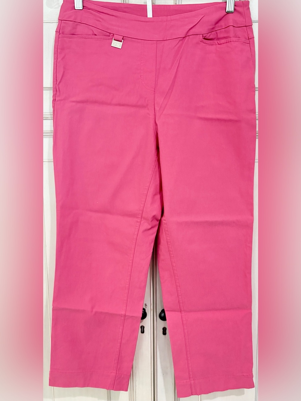 PRELOVED SZ 10 Lulu-B Contemporary Capri Pants Pink Great Condition